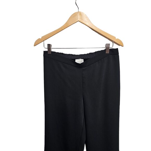 J. JILL Pants Slacks Pull On Lightweight Black Stretch Flat Front SMALL‎ - Picture 3 of 4